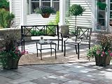 Lexington Steel Park Bench - Living Accents