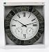 Outdoor Faux Stone Wall Clock with Thermometer and Hygrometer