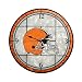 Cleveland Browns 12 Inch Art Glass Clock