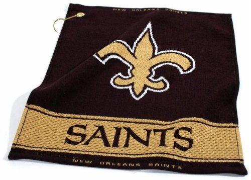 NFL New Orleans Saints Woven Golf Towel