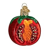 Old World Christmas Garden Tomato Glass Blown Ornament