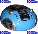 Compare Prices: Xtreme CD508 Portable CD Boombox with AM/FM Radio - Blue