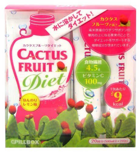 カクタスフルーツダイエット ほんのりレモン味 20回分(500ml×20包)