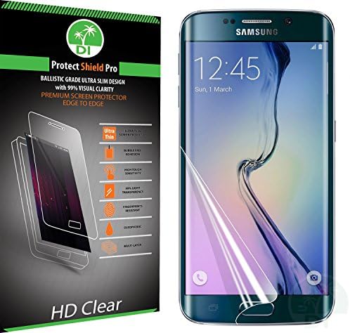 Samsung Galaxy S6 Edge Screen Protector (Front &amp; Back) [Full Screen Coverage] Premium Hd Clear Film with Free Lifetime Replacement Warranty / Ultra High Definition Invisible and Anti-bubble Crystal Shield - Retail Packaging