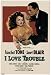 10cm Square Drinks Coaster Movie Poster-I Love Trouble 1948