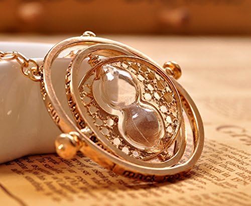 LORZ Harry Potter Hermione 18k Gold TIME TURNER NECKLACE Noble Wizard World US SELLER