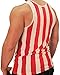 Our Precious Mens American Flag Print Wave Tank Top Vest Tee Shirt