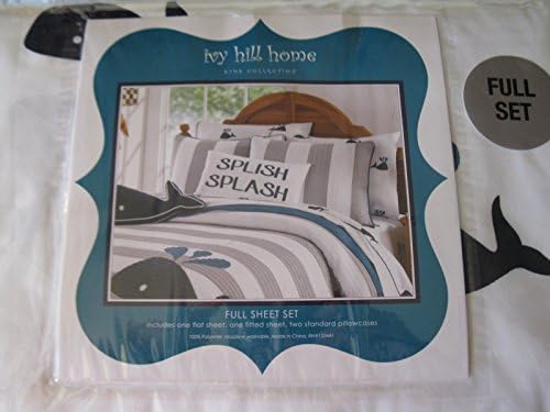 Ivy Hill Home Whale Splish Splash Sheet Set Full