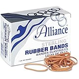Alliance Sterling Rubber Band Size #33 (3 1/2 x 1/8 Inches) - 1 Pound Box (Approximately 850 Bands per Pound) (24335)