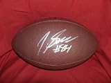 Jermaine Gresham Autographed NFL Wilson Composite Football, Cincinnati Bengals, Oklahoma Sooners, Proof Photo of Jermaine Signing for Us.