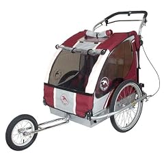 BLUE BIRD 2-in-1 ALU Kinderanh�nger + Jogger 2 Kinder Weber-Kupplung T�V/GS