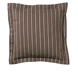 Tom Tailor 575028 Kissenbezug ohne F&uuml;llung T-Fine Stripes 40 x 40 cm, Stehsaum rot / grau