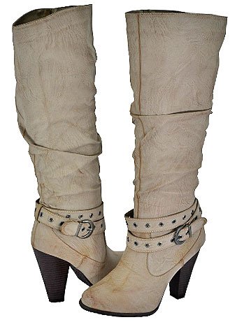 Bamboo Fenton-06 Gray Women Fashion Boots