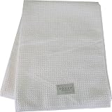 Aquis Microfiber Body Towel, Waffle, White (29 x 55-Inches)