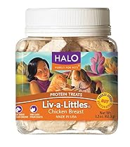 Halo Liv-A-Littles Holistic Freeze Dried Dog Treats and Cat Treats, 2.2 OZ of Freeze Dried Chicken
