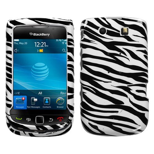 Zebra Skin Design Snap-On Case for BlackBerry Torch 9800