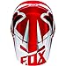 Fox Racing Race Youth V1 Motocross Motorcycle Helmet - Red / Large
