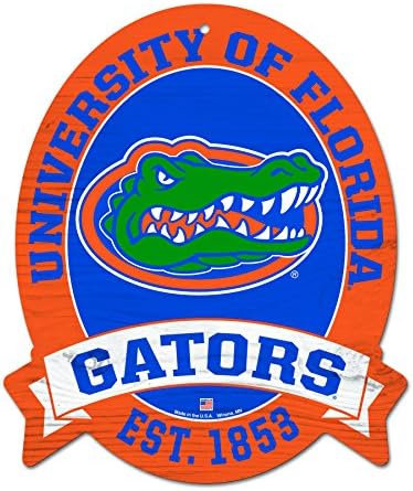 11x13 University of Florida Gators Uf Wood Street Sign