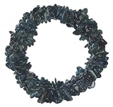 Dark Blue Apatite Chip Stretch Bracelet