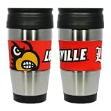 Louisville Cardinals Travel Mug: 15 oz Stainless Steel Travel Tumbler