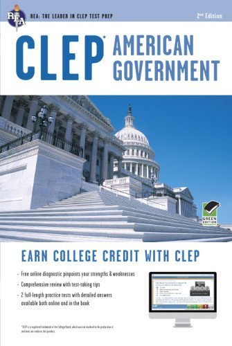 CLEP? American Government Book + Online (CLEP Test Preparation) 2nd (second) , Revi by Jones Ph.D., Dr. Preston (2012) Paperback