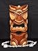 CARVED TIKI MASK 8" - OCEAN TIKI "HURRICANE FRIENDLY"