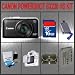 Canon Powershot SX230 HS Digital Camera (Black) + Huge Accessories Package Including 16GB SDHC Memory Card + High Capacity Replacement Lithium-Ion Battery + Hi-Speed SD Card Reader + Carrying Case + Table Top Tripod Kit
