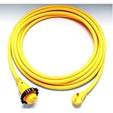 ParkPower by Marinco 25PCMRV RV PowerCord Electrical Power Cordset (30-Amp, 125-Volt, 25-Feet, Yellow)