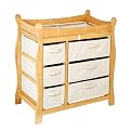 Badger Basket Baby Changing Table with Six Baskets - Natural