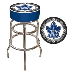 NHL Vintage Toronto Maple Leafs Padded Bar Stool