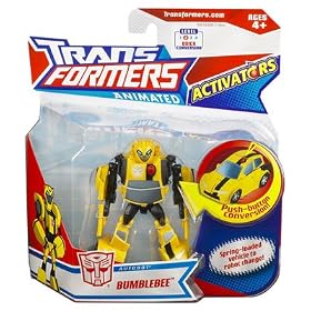 Transformers Animated Activators Bumblebee Action Figure