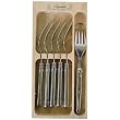 Stainless Steel Handles Laguiole Verdier Heavy Duty Boxed Salad Forks