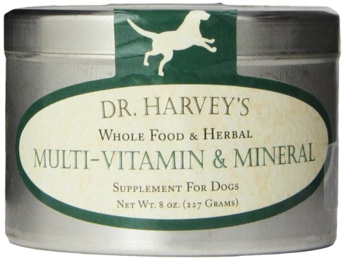 Dr. Harvey's Herbal Multi-Vitamin and Mineral Supplement for Dogs, 8-Ounce Tin