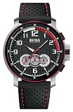 BOSS Black Rubber Strap Chronograph Watch