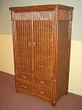 Barbados Rattan Bedroom Collection:: Barbados Rattan Wardrobe