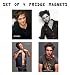 Bild: SATZ VON 4 ROBERT PATTINSON K�hlschrankmagnet - TWILIGHT - 002