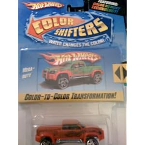 Hot Wheels Color Shifters Red Mega Duty Truck