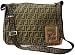 Fendi Brown Zucchino Zippered Messenger Bag 7VA148-MX7-F0VT4