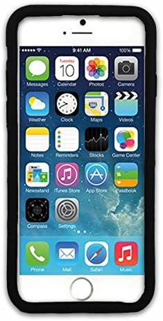 MaxessoryTM Black Solid Soft Flexible Gel Rubber Silicone Skin Case Cover for Apple iPhone 6 (4.7")