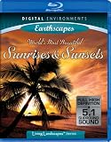 Living Landscapes: Earthscapes - Worlds Most Beautiful Sunrises & Sunsets [Blu-ray]