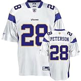 Adrian Peterson Minnesota Vikings White Premier NFL Jersey