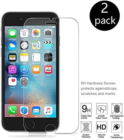 iPhone 6s Plus Screen Protector,ToughProtek Tempered HD Clear Glass Screen Protector 0.26mm Ballistic Glass Work with iPhone 6 Plus and iPhone 6s Plus