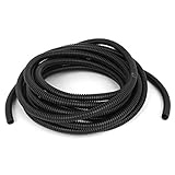 uxcell　コルゲートチューブ　7mm内径　10mm外径　4.6m長　1ロール