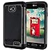 AERO ARMOR Protective Case for LG Optimus L70 - Black