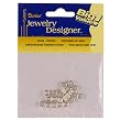 Silver Square Lead Free Cast Metal Spacer Beads