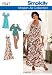 Simplicity Sewing Pattern 2947 Plus Size Dresses, FF (18W-20W-22W-24W)