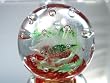 Murano Design Art Glass Rainbow Bubble Ocean Wave Paperweight