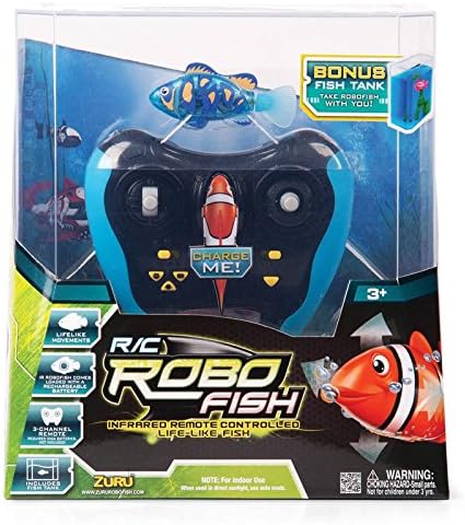 Robo Fish Robot R/C Remote Control Life-Like Fish with Tank by Zuru