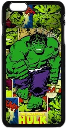 FEEL.Q- Marvel Avengers Superhero The Incredible Hulk Hard Rubber Coated iPhone 6S Plus Case 6+ 6Plus iPhone Cover