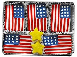 Red, White and Blue Patriotic Sugar Cookie Gift Tin